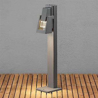 Konstsmide Potenza grau Öl Laterne Garten Stil Post Licht