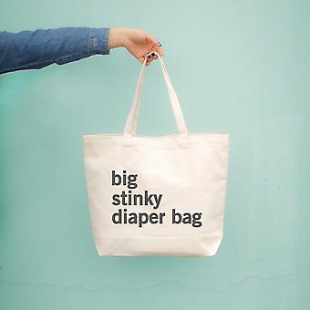 Big Stinky Diaper Bag Baby Shower Or Mother's Day Gifts For New Mom Canvas Bag