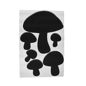 Children`s Chalkals Mushrooms Chalkboard Wall Decals